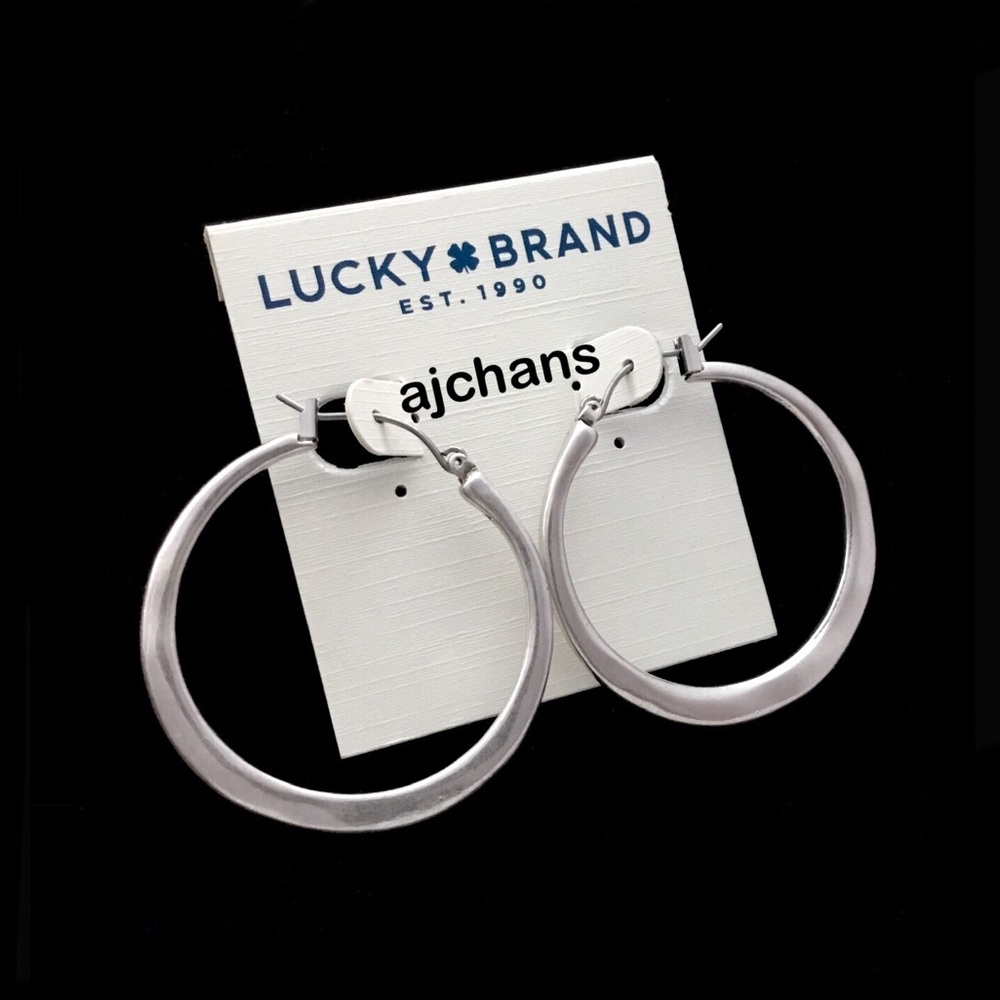 Lucky Brand Hoop Earrings - Picture 2 of 3